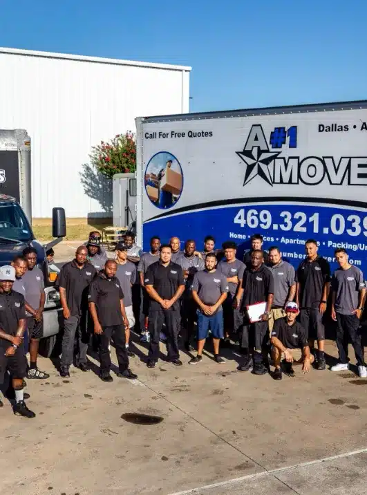 a1 movers in front of the truck